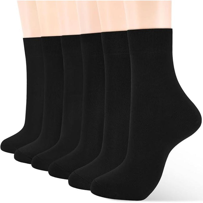 Women 6 Pair Combo Thin Casual Socks