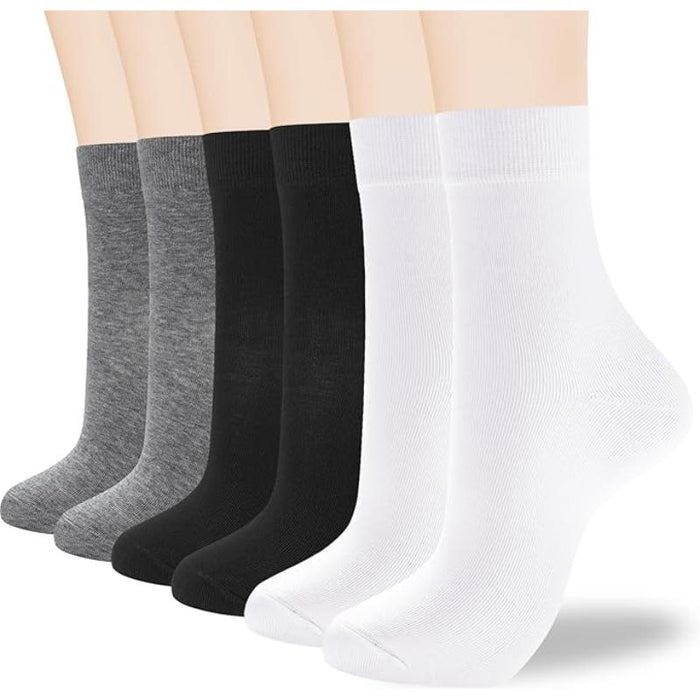 Women 6 Pair Combo Thin Casual Socks