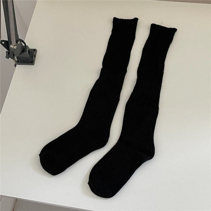 Women School Girl Long Cotton Socks