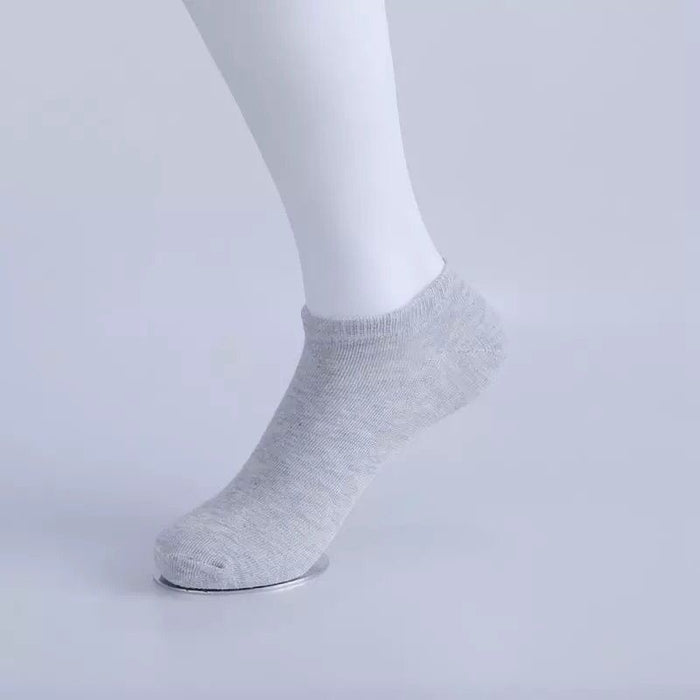 Short Ankle Solid Color Breathable Socks