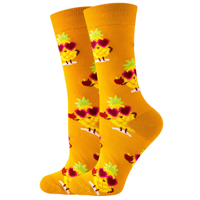 Cartoon Print Casual Socks