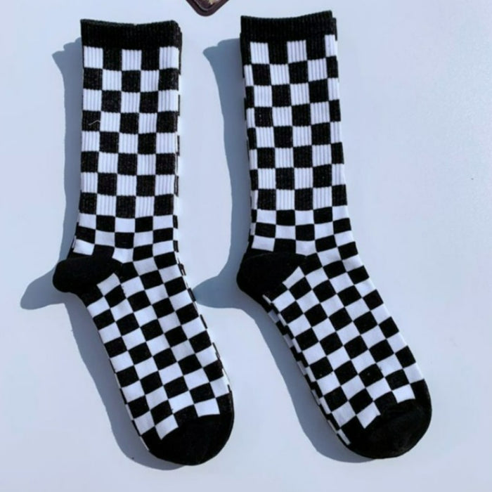 Printed Long Skateboard Socks