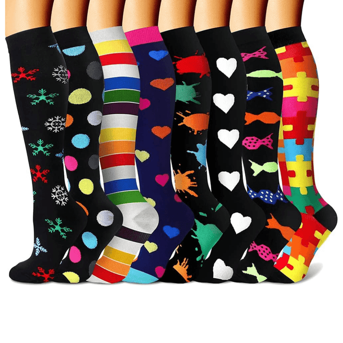 8 Pairs Comfort Focused Neuropathy Support Socks