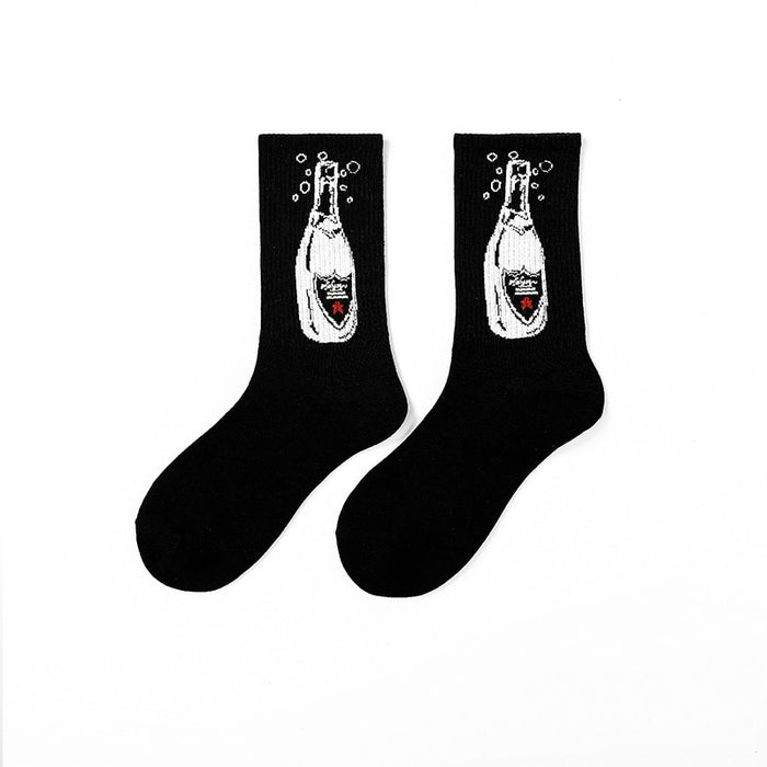Printed Basket Ball Style Long Socks Sets