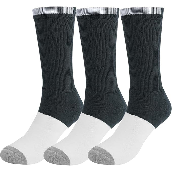 3 Pairs Classic Cushioned Socks - Everyday Comfort and Versatility