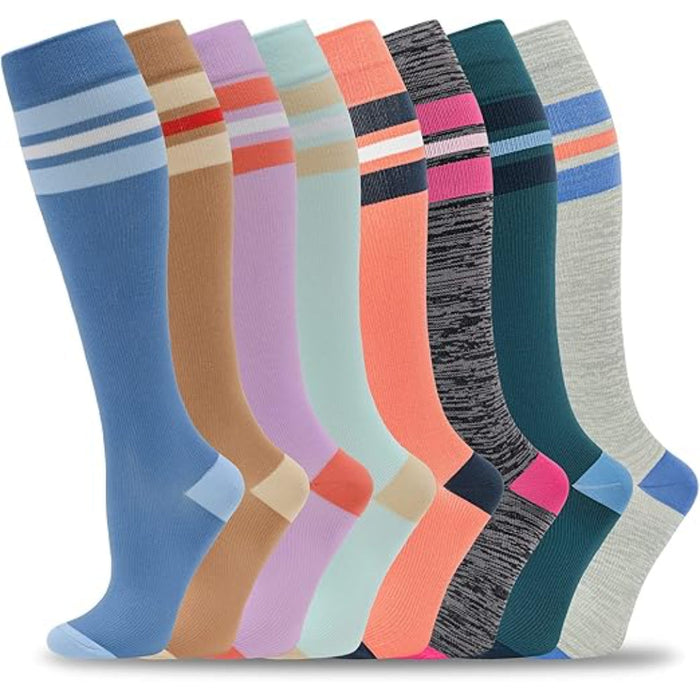 8 Pair Supportive Orthopedic Socks For Running