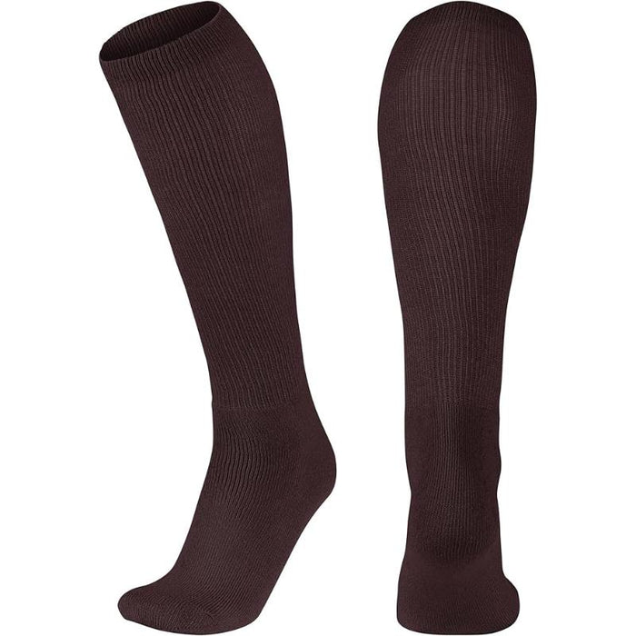 Solid Colored Long Length Athletic Socks For Women