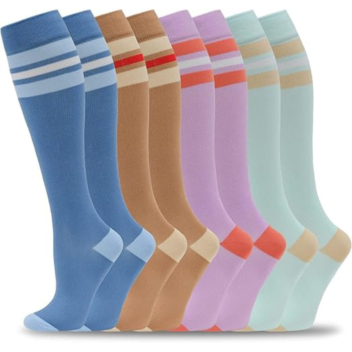 8 Pair Orthopedic Compression Socks For Running