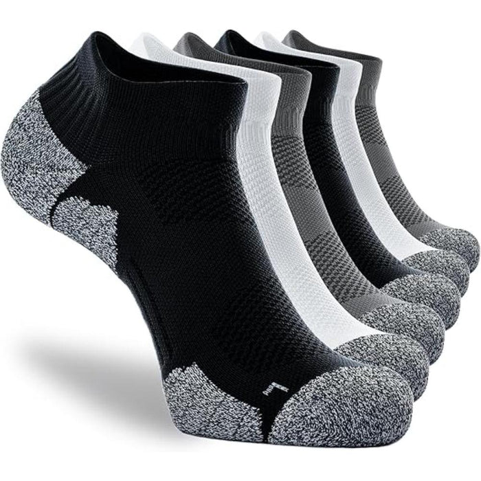 6 Pair Low Cut Athletic Compression Arthritis Socks