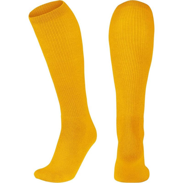 Solid Colored Long Length Athletic Socks For Women