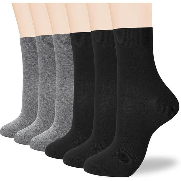 Women 6 Pair Combo Thin Casual Socks