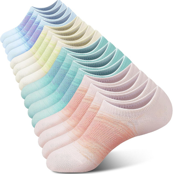 8 Pieces Non Slip Flat Grip Socks