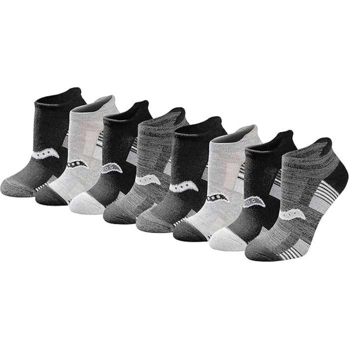 Pack Of 8 Athletic Low Cut Cushioned Socks