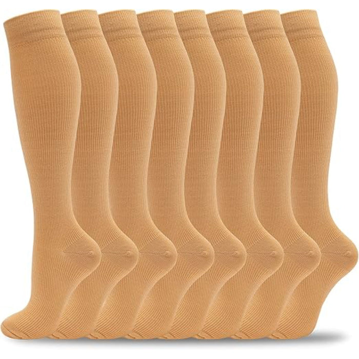 8 Pair Orthopedic Compression Socks For Running