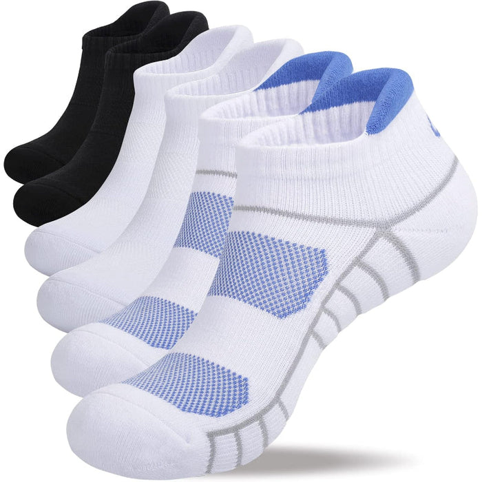 Cushioned Athletic Running Antimicrobial Socks 6 Pairs