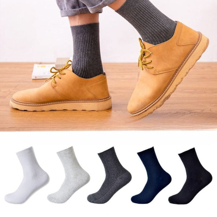 Solid Color Casual Socks