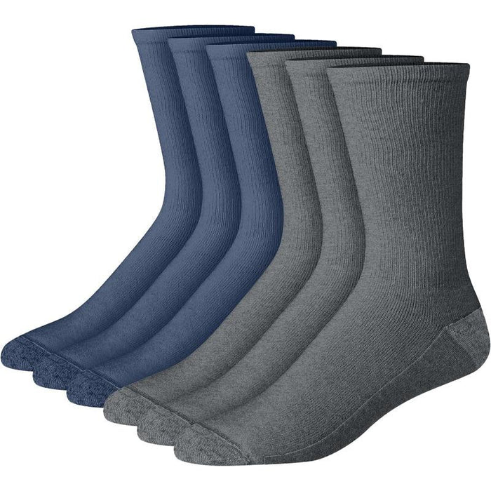 Max Cushioned Crew Toe Socks Pack Of 6