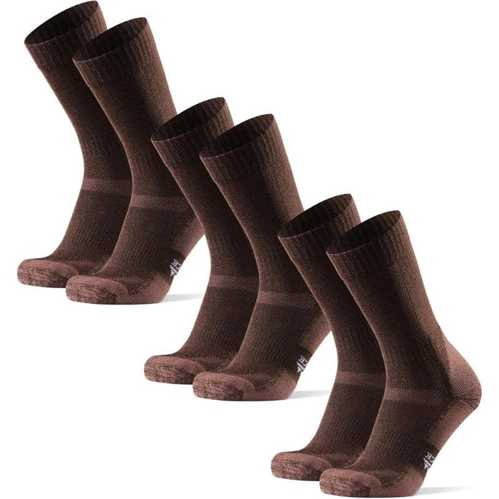 3 Pairs Merino Wool Hiking Socks - Comfort and Stability