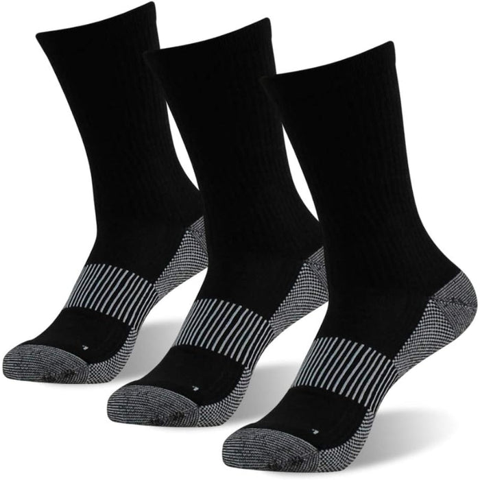 Pack Of 3 Copper Compression Hiking Antimicrobial Socks