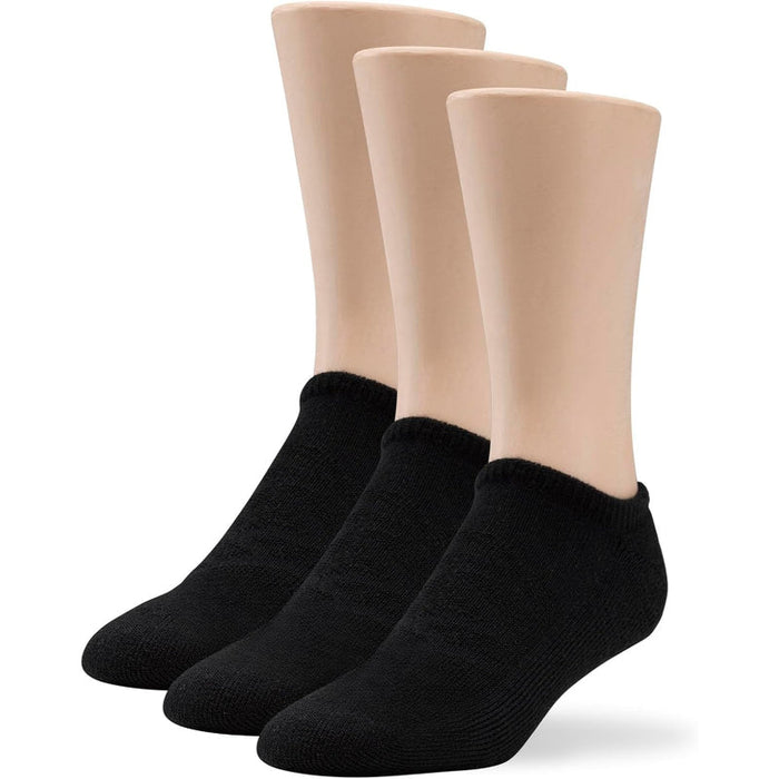 Polyester No Show Antimicrobial Socks 3 Pairs