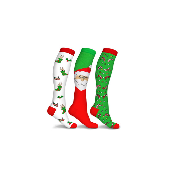 Holiday Knee High Compression Socks