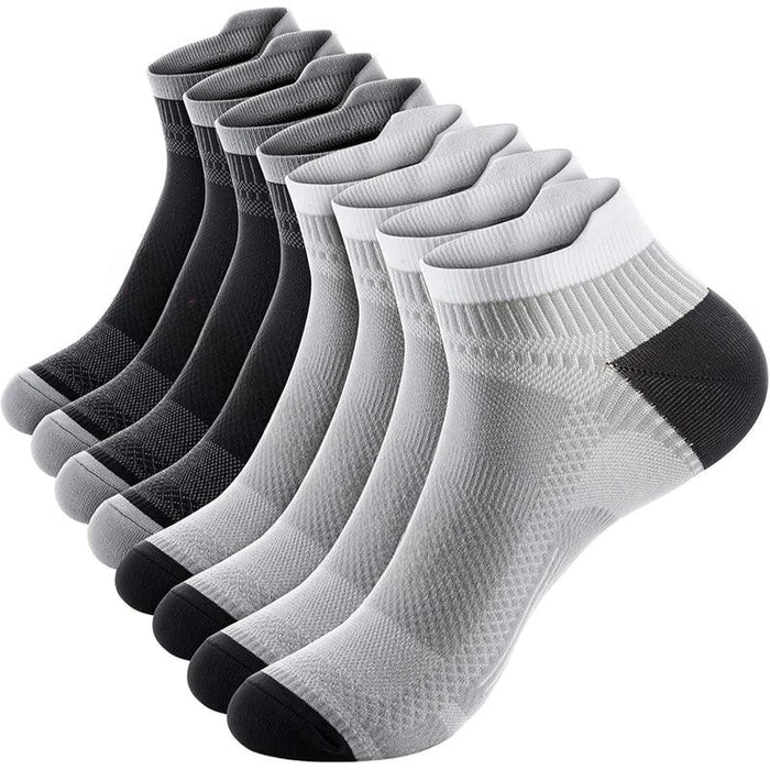 4 Pairs Ankle Support Socks – Compression and Comfort