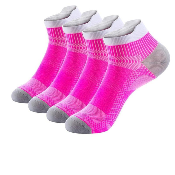 2 Pairs Regular Fit Ankle Support Socks - Comfort and Performance