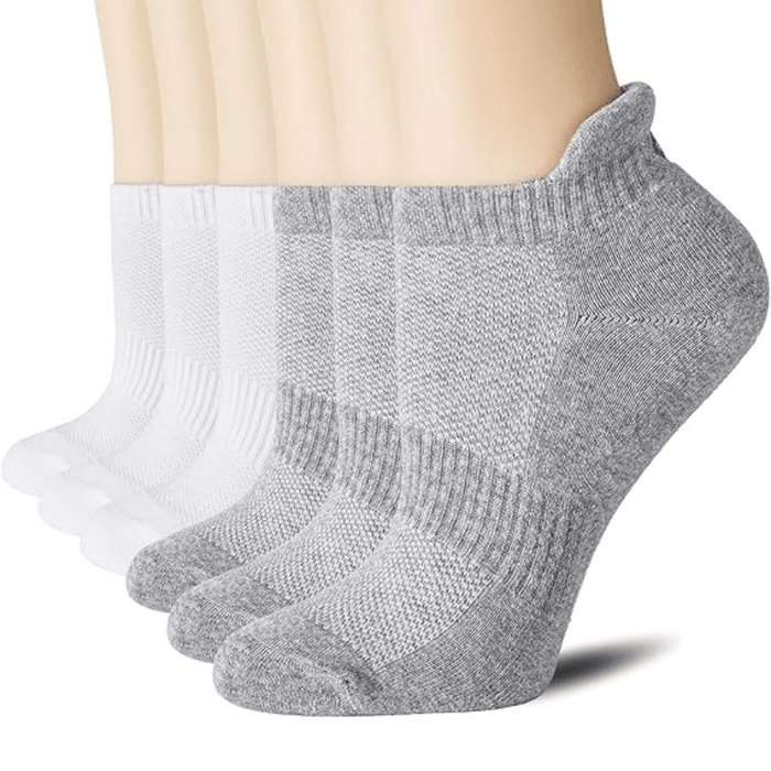 6 Pairs Athletic Ankle Support Socks – Comfort and Performance