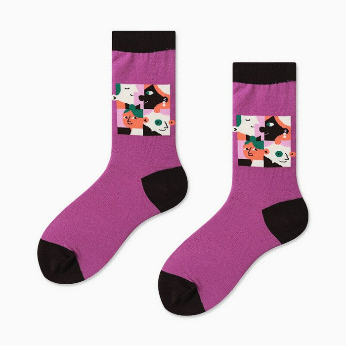 Abstract Art Skateboard Socks