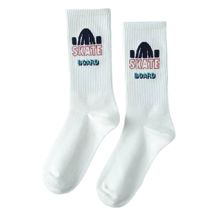 Basketball Style Printed Long Socks