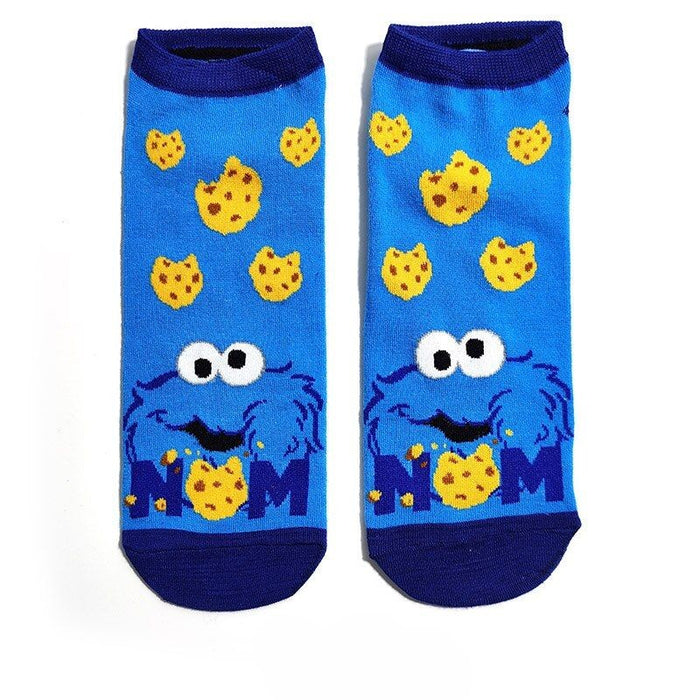 Blue Nom Printed Men Casual Socks