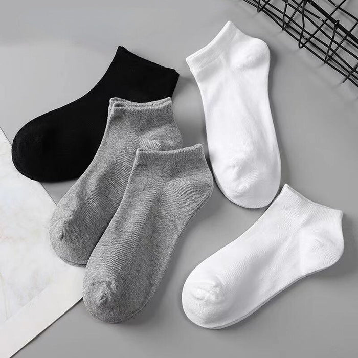 Low Cut Ankle Solid Color Socks