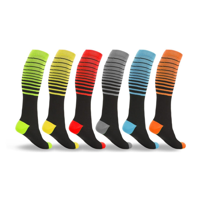 Striped Compression Socks For Men And Women