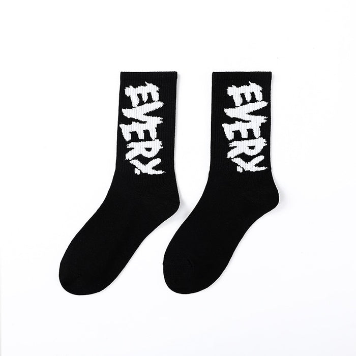 Printed Basket Ball Style Long Socks Set