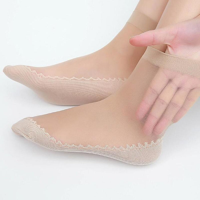 Thin Non Slip Transparent Socks