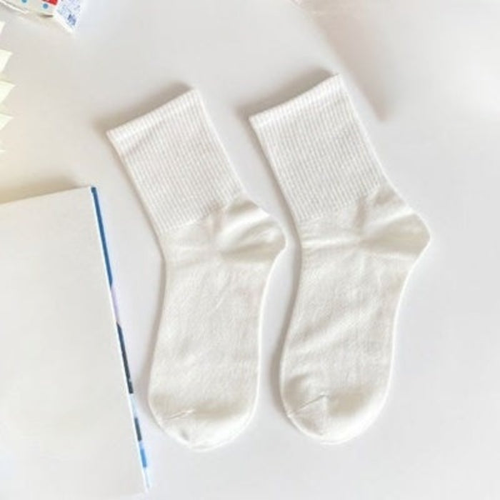Bowknot Ankle White Socks