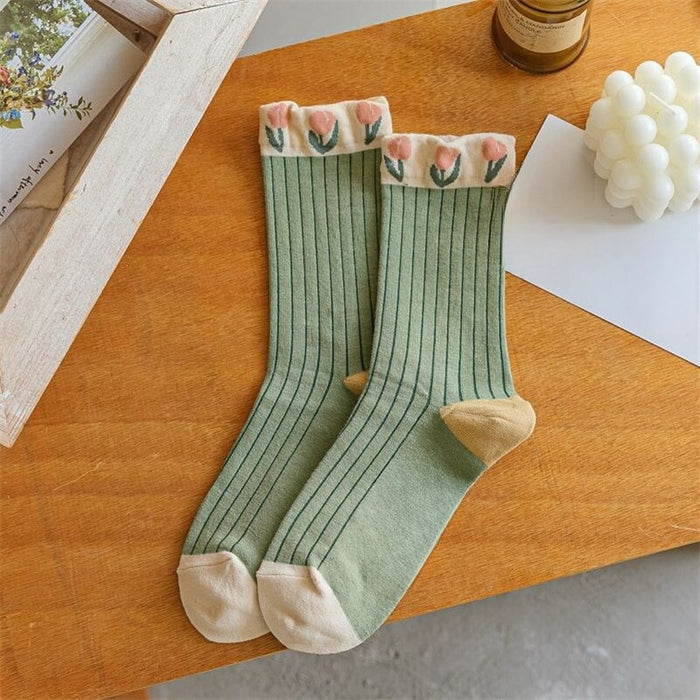 Trend Casual Frilly Ruffle Socks