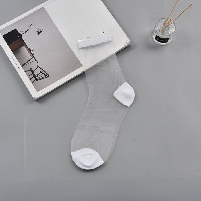 Mesh Fishnet Transparent Stretch Ankle Socks