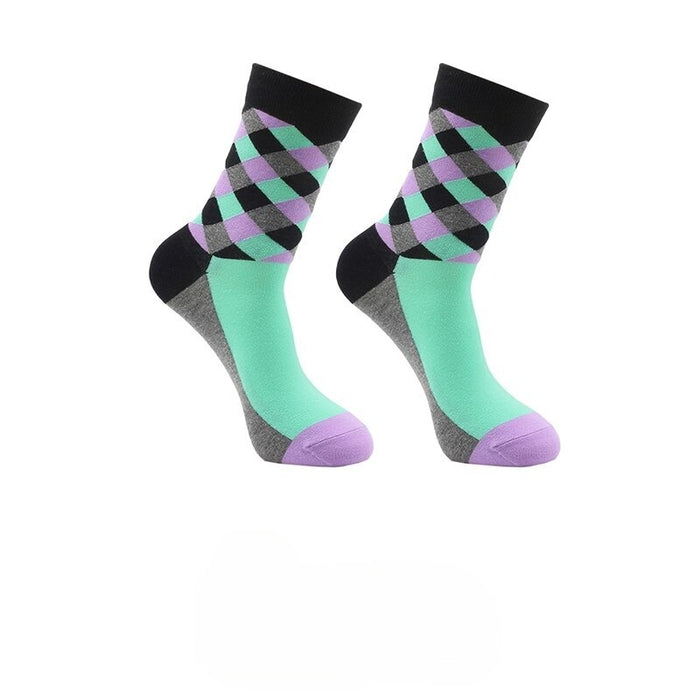 Retro Abstract Printed Night Socks