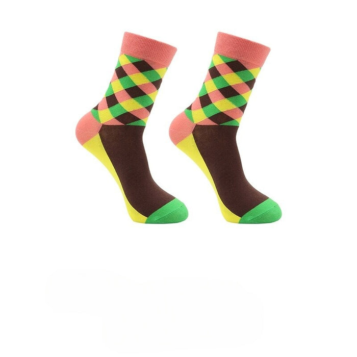 Retro Abstract Printed Night Socks