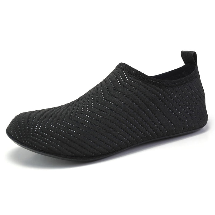 Men And Women Black Quick Dry Aquatic Shoes