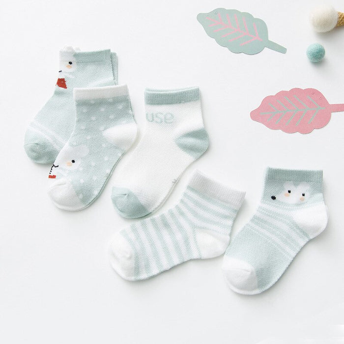 Cartoon Patterned Cotton Socks