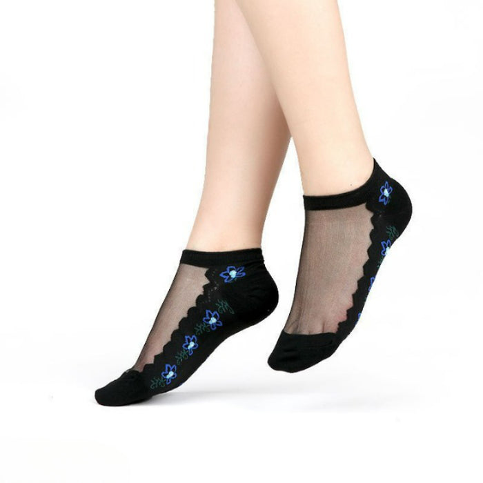 Stretchable Ankle Net Socks