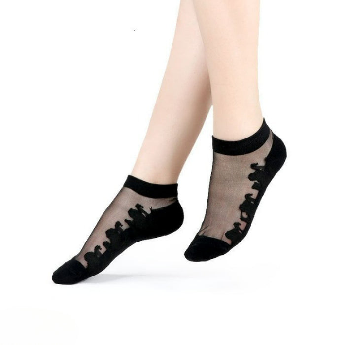 Stretchable Ankle Net Socks