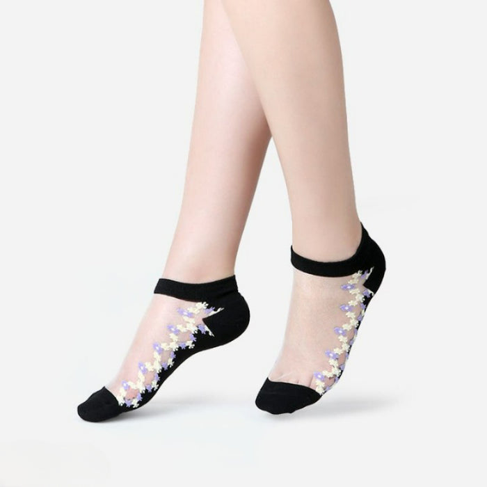 Lace Mesh Transparent Socks