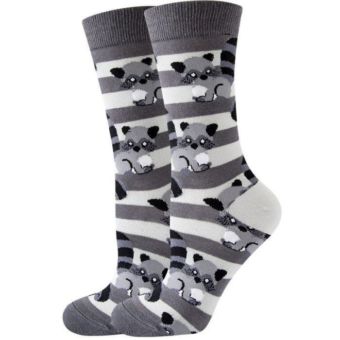 Animal Printed Socks For Autumn And Spring