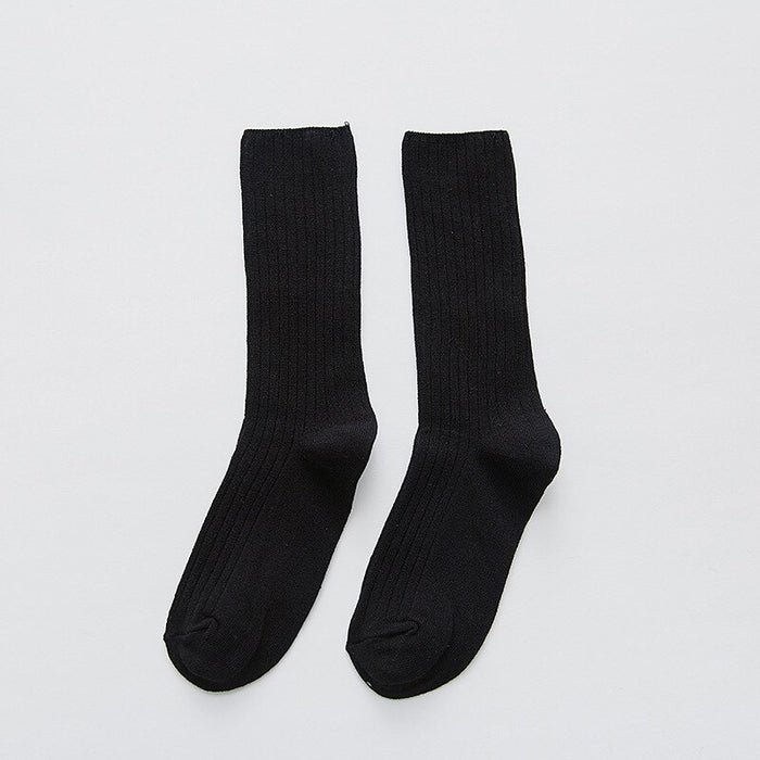 Loose And Long Solid Color Socks