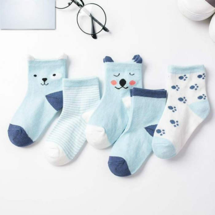 Cartoon Printed Baby Socks