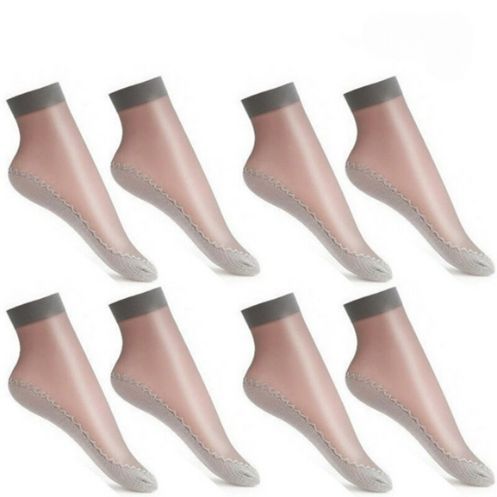 Thin Non Slip Transparent Socks
