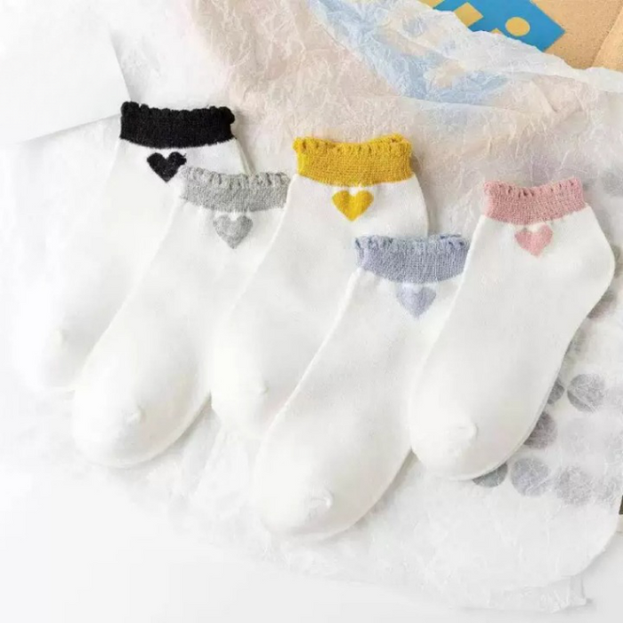 Elegant Printed Casual Cotton Socks